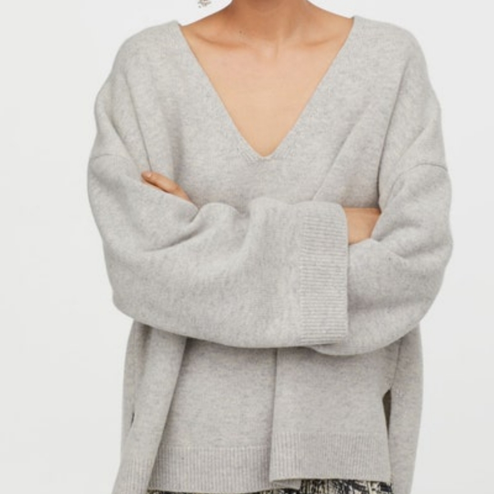 Oversized 100% Wool Sweater M